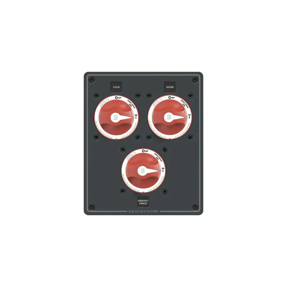 Battery Disconnect Switch Panel - 48 Volts DC/300 Amps - BLS8280-BSS